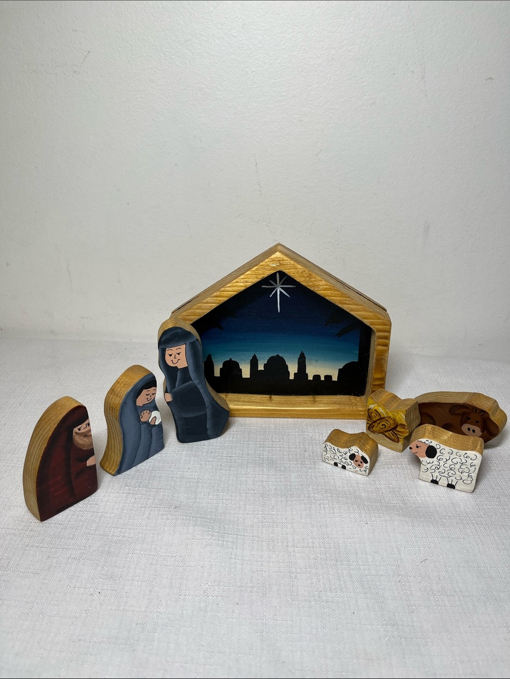 Handmade Hand-Painted Nativity Puzzle in wood Frame
Amazing!